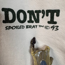Load image into Gallery viewer, Vintage 1993 Spoiled Brat College Spellout Pullover Hoodie Size XL