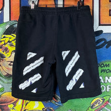 Load image into Gallery viewer, Off-White Airport Tape Sweatshorts Size Medium