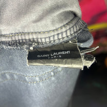 Load image into Gallery viewer, 2013 Saint Laurent Oil Spill Denim Size 33”