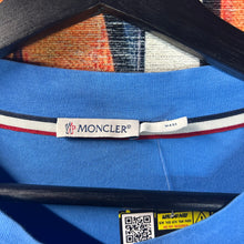 Load image into Gallery viewer, Moncler Maglia Tee Blue Size Medium