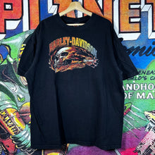 Load image into Gallery viewer, Harley Davidson Flaming Skull Tee Size 2XL