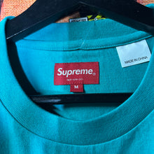 Load image into Gallery viewer, Supreme Small Box Logo Teal Tee Size Medium