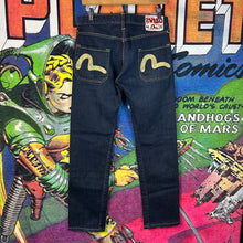 Load image into Gallery viewer, Evisu Painted Seagull Jeans Size 30”