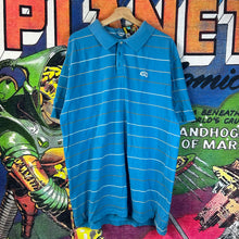 Load image into Gallery viewer, Y2K LRG Striped Blue Polo Size 2XL
