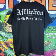 Load image into Gallery viewer, Affliction/Haunted Mound “Hackle down on em” Tee Size Large