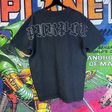 Load image into Gallery viewer, Purple Brand Rhinestone Tee Size Large