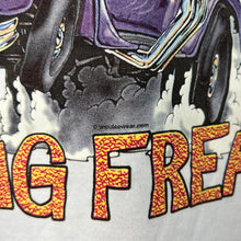 Load image into Gallery viewer, Y2K Drag Freak Racing Graphic Tee Size L
