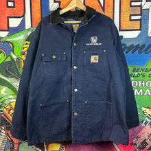 Load image into Gallery viewer, Y2K Navy Carhartt Chore Jacket Size Large
