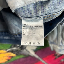Load image into Gallery viewer, Ksubi Oh G Bleached Cross Denim Jacket Size Small
