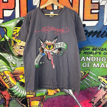 Load image into Gallery viewer, Y2K Ed Hardy Love Me Wolf Tattoo Tee Size XL