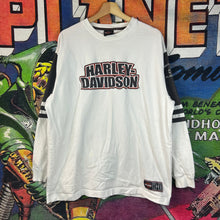 Load image into Gallery viewer, Y2K Harley Davidson Embroidered Long Sleeve Tee Size XL