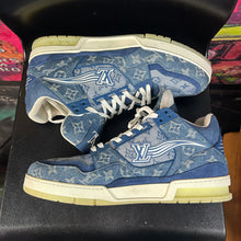 Load image into Gallery viewer, Louis Vuitton LV Trainer Denim Monogram Size LV 11 / M12