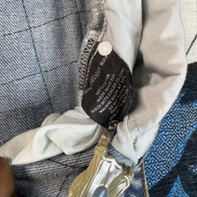 Load image into Gallery viewer, Who Decides War Grid Lace Denim “Sky” Jeans Size 30”