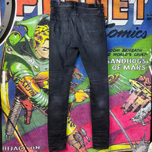 Load image into Gallery viewer, Amiri Ripped Brown Bandana Jeans Size 34”