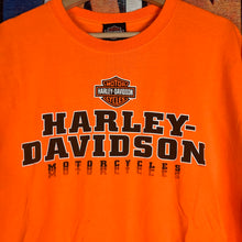 Load image into Gallery viewer, 2008 Harley Davidson Eagle Orange Tee Size L