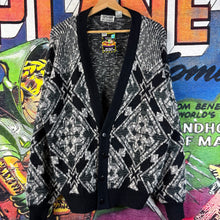 Load image into Gallery viewer, Vintage 90s City Streets geometric Cardigan Sweater