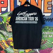Load image into Gallery viewer, Snow Strippers ‘I Heart Snow’ 2026 Tour Tee Size Large