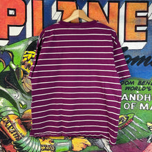 Load image into Gallery viewer, Vintage 90s Minnie Mouse Maroon Striped Tee Size Large