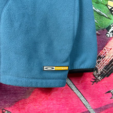 Load image into Gallery viewer, Y2K Oakley Software Blue Fleece Quarter Zip Size 2XL