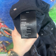 Load image into Gallery viewer, Amiri Black Biker Jeans Size 32”
