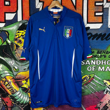 Load image into Gallery viewer, Puma Italy National Football Team 2014 Home Shirt Soccer Jersey Size XL