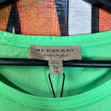 Load image into Gallery viewer, NWT Burberry Brit Neon Green Tee Size XL