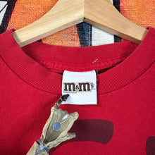 Load image into Gallery viewer, Y2K 2009 Red M&M's Candy Character Face Tee Size XL