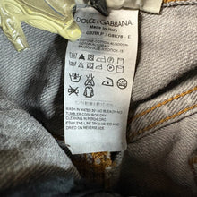 Load image into Gallery viewer, Dolce & Gabbana Logo-Appliqué Slim Cut Jeans Size 31”