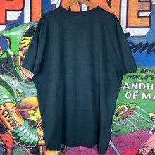 Load image into Gallery viewer, Vintage Y2K 2003 Liquid Blue Brian Fox Tribal Skull Cross Size XL