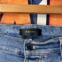 Load image into Gallery viewer, Amiri MX1 Blue Skinny Jeans Size 38”