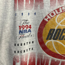 Load image into Gallery viewer, Vintage 90’s 94’ Houston Rockets NBA Finals Champions Tee Size XL