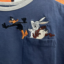 Load image into Gallery viewer, Looney Tunes Pocket Embroidered Tee Size Large