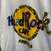 Load image into Gallery viewer, Vintage 90’s Hard Rock Cafe Sequin Logo Tee Size XL