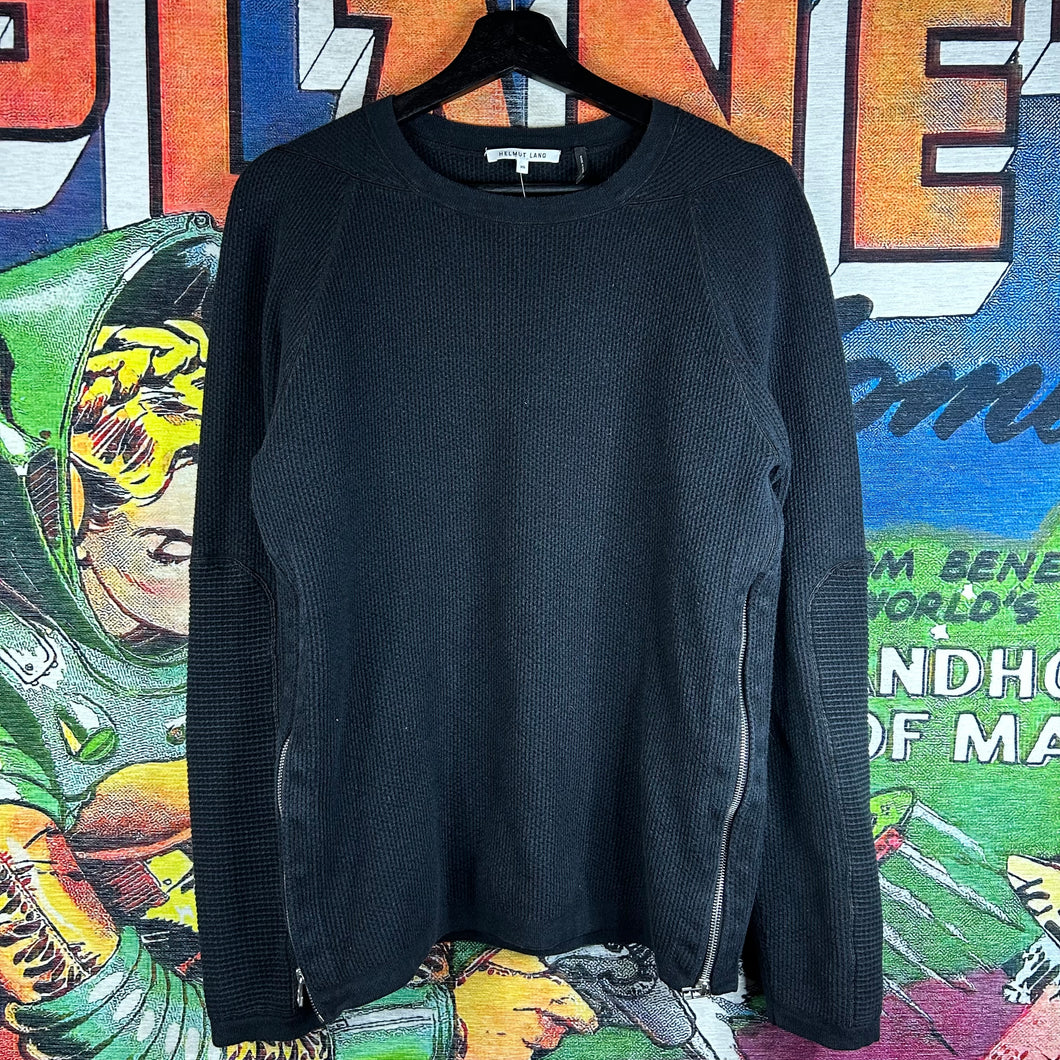 Helmut Lang Side Zip Knit Sweater Size XS
