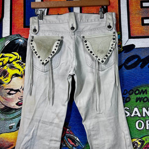 5351 Japan White Bootcut Denim Y2K Pants Size 28/30