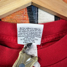 Load image into Gallery viewer, Y2K 2009 Red M&amp;M's Candy Character Face Tee Size XL
