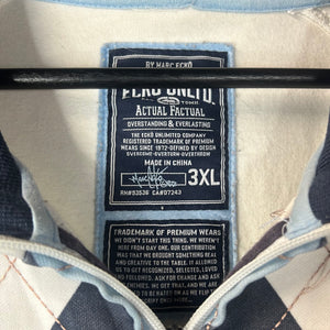 Y2K Ecko Unltd Argyle Track Jacket Size 3XL