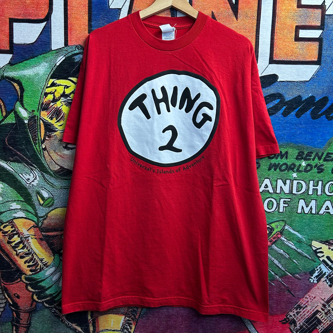 Y2K Dr.Seuss Thing 2 Tee Size XL
