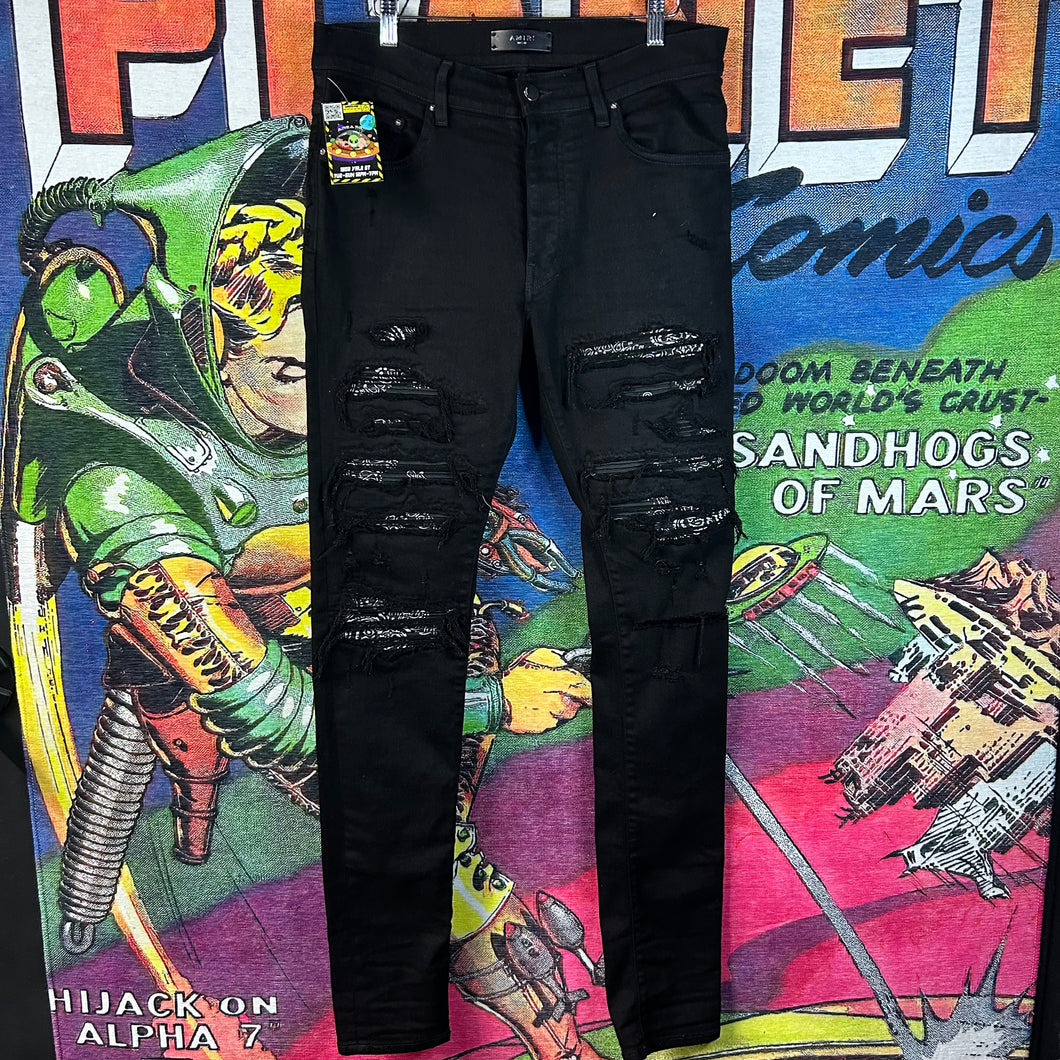 Amiri Bandana Trasher Jeans Size 32”