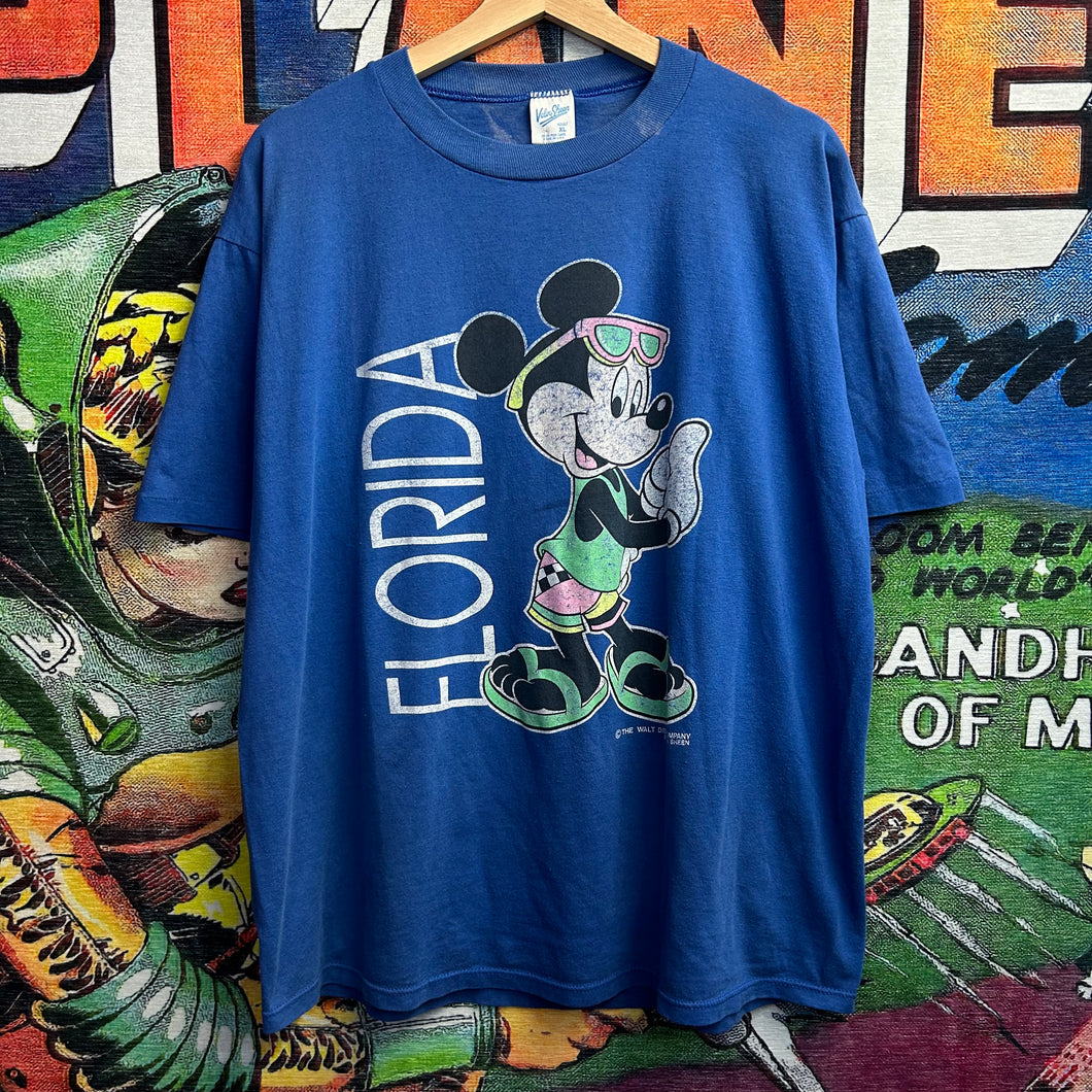 Vintage 80’s Mickey Mouse Florida Tee Size XL