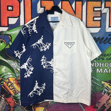 Load image into Gallery viewer, Prada Baltic Blue Double Match Shirt Size 2XL
