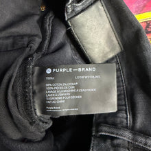 Load image into Gallery viewer, Purple Brand Knee Ripped Jeans Size 32”
