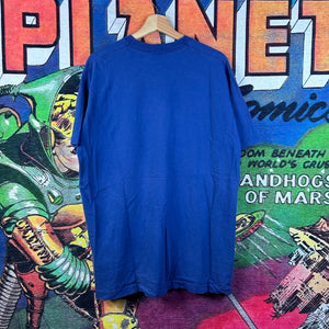 Vintage 90s Adidas Spoof Jesus Tee Size XL