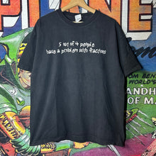 Load image into Gallery viewer, Y2K Fractions ‘5 Out of 4 People’ Joke Tee Size XL

