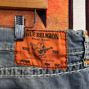 True Religion Rocco Relaxed Skinnys Size 38”