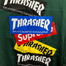Load image into Gallery viewer, Brand New Supreme x Thrasher Multi Logo Long Sleeve Tee Size XL
