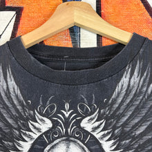 Load image into Gallery viewer, Y2K Skull &amp; Cross Tattoo Style Tee Size XL
