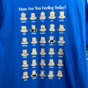 Vintage 90’s How Are You Feeling Tee Size XL