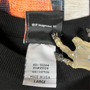 Y2K 2007 Harley Davidson Golden Bike & Eagle Tee Size L