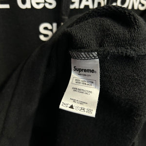 Supreme X Commes Des Garçons FW15 Plaid Hood Hoodie Size Small